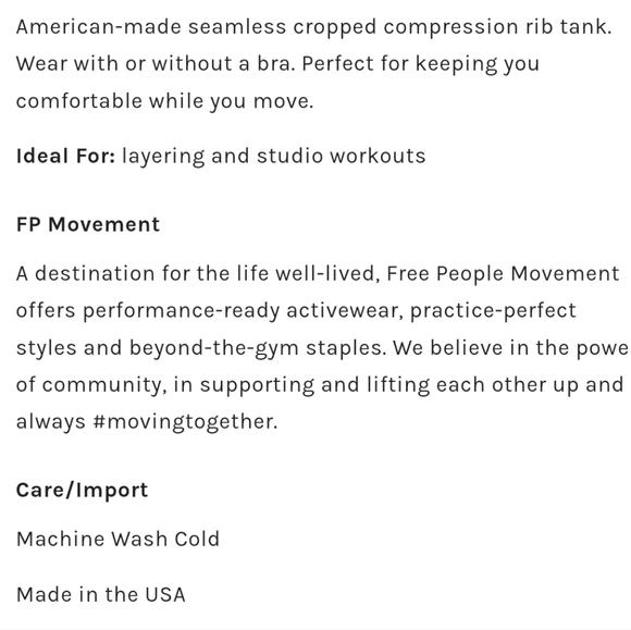 Nwot Free People Movement Happiness Runs Custom Tie Dye Crop Top - Picture 11 of 11